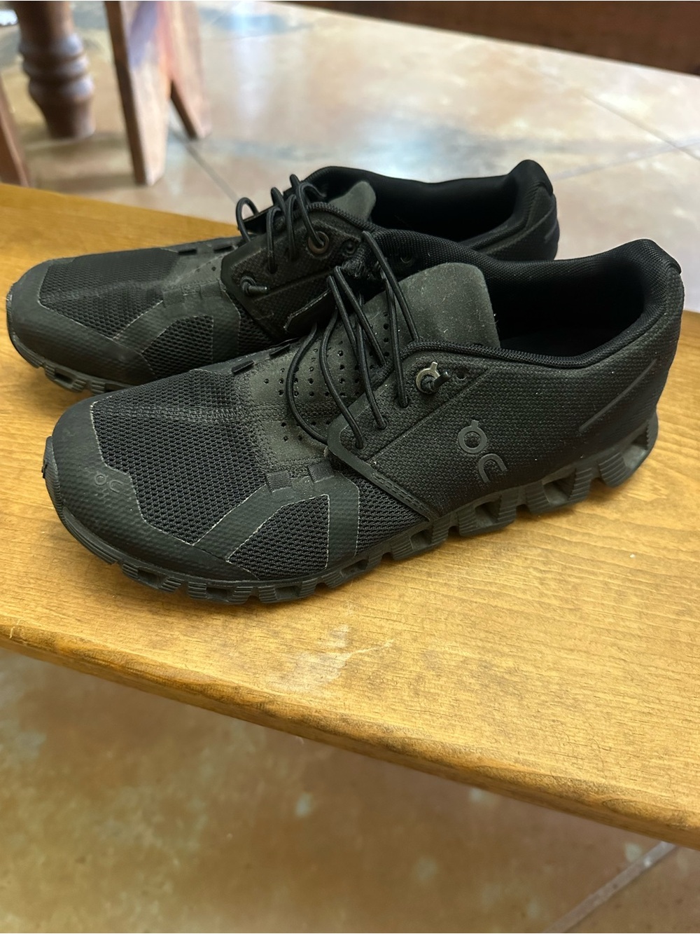 On Running Women's All-Black Cloud-Inspired Athletic Sneakers
